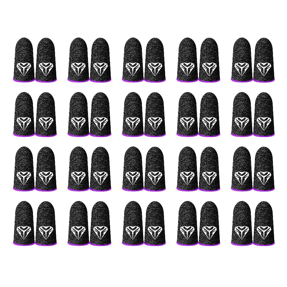 10/20Pairs Mobile Game Finger Cuffs for PUBG Breathable Gaming Finger Sleeve Anti-slip Fingertip Cover Touch Screen Finger Cots