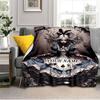1PC Custom Name Alice Wonderland Flannel Blanket Versatile, All-season Throw Suitable for the Living Room, Bedroom, Camping, Travel, and Gift