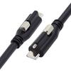 xiwai USB to USB Cord with Single Panel Mount 10Gbps 65W PD Power for Laptops and Screw-Locking 3.1 Type-C USB-C Cable, 3.25A 3.0 Connector, Data,