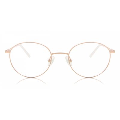 Full Rim Oval Rose Gold Barb Tt 141 011 Fashion Women Eyeglasses