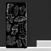 Cottagecore  Magic Mushroom Frog Moon Case For Samsung Galaxy S25 Ultra S21 S22 S23 S24 Ultra S9 S10 S20 Plus S25 FE Phone Cover