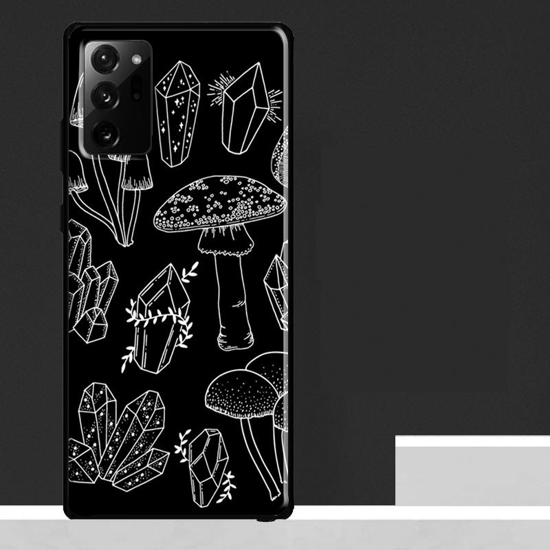 Cottagecore Magic Mushroom Frog Moon Case For Samsung Galaxy S25 Ultra S21 S22 S23 S24 Ultra S9 S10 S20 Plus S25 FE Phone Cover