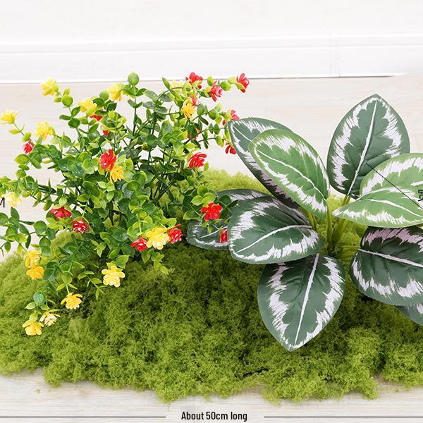 Artificial Green Money Tree Display: Indoor Landscaping & Decoration