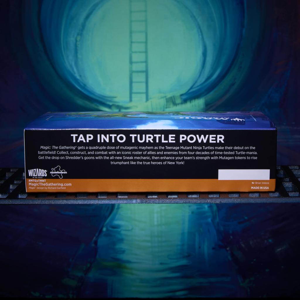The Gathering Teenage Mutant Ninja Turtles Play Booster English Edition of 30 MTG Trading Cards Wizards of the Coast TMT D51630003 Magic (Box