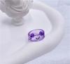 Cute Smile Frog Transparent Rings for Women Girls Funny Personality Wholesale Cartoon Animal Kawaii Ring Fashion Jewelry Gifts