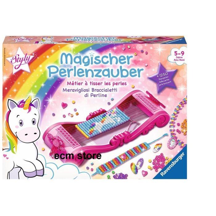 Ravensburger Métier à tisser les perles création bijoux avec des perles 5-9 ans jouet jeu +1250 belles perles