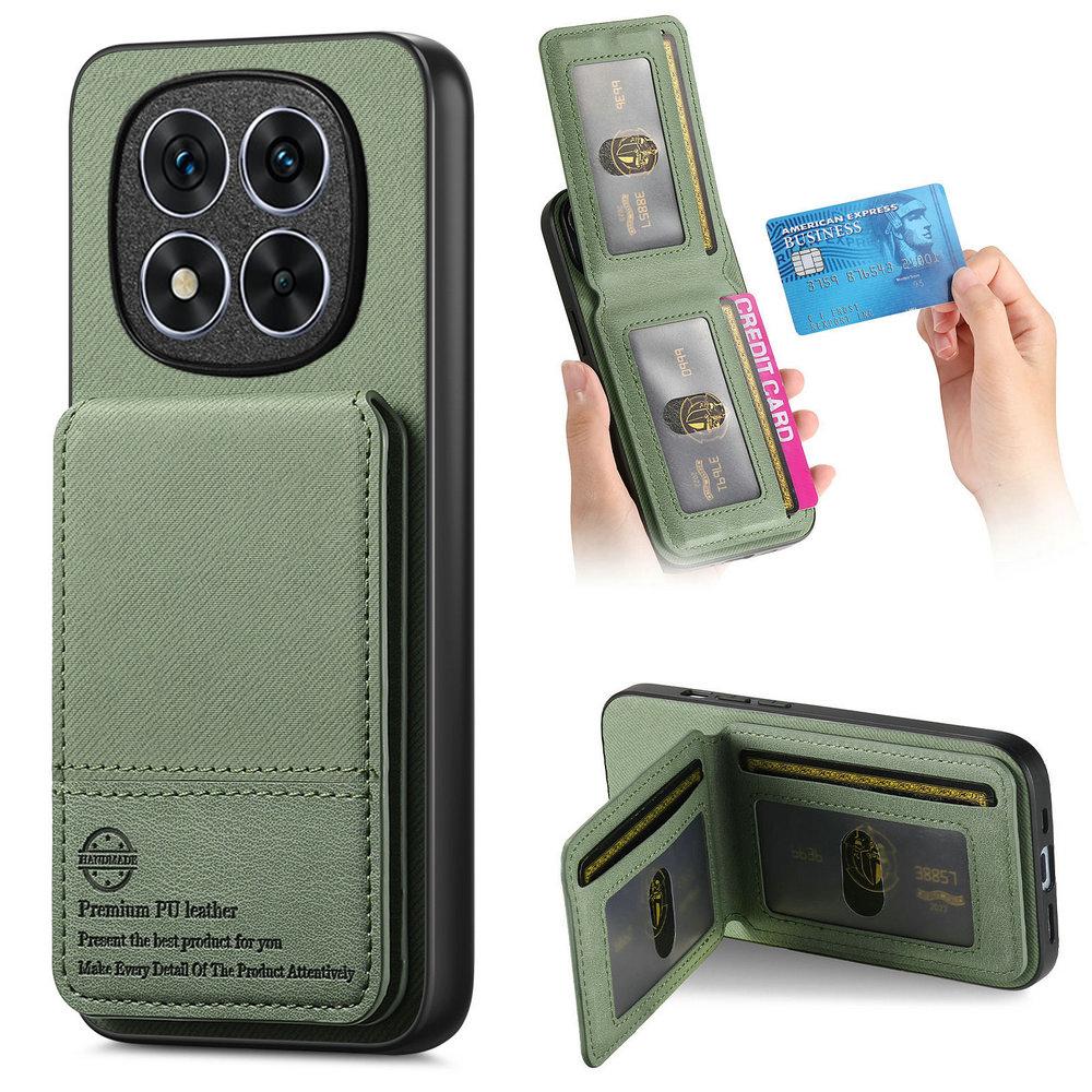 Handyhülle für Xiaomi Redmi Note 14 15 Pro Plus RFID Leder Kartenrückseite Mi Telefon Redmi 15c 14c Note 15 14 Pro+ Brieftaschen-Hülle