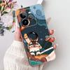 For Realme GT 7 Pro GT7 Pro RMX5010 RMX5011 Back Cover Cool Cartoon Dragon Astronaut Animals Phone Case Soft Silicone Clear Etui