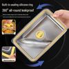 304 Stainless Steel 2-Layer Square Insulated Food Prep Container with Lid