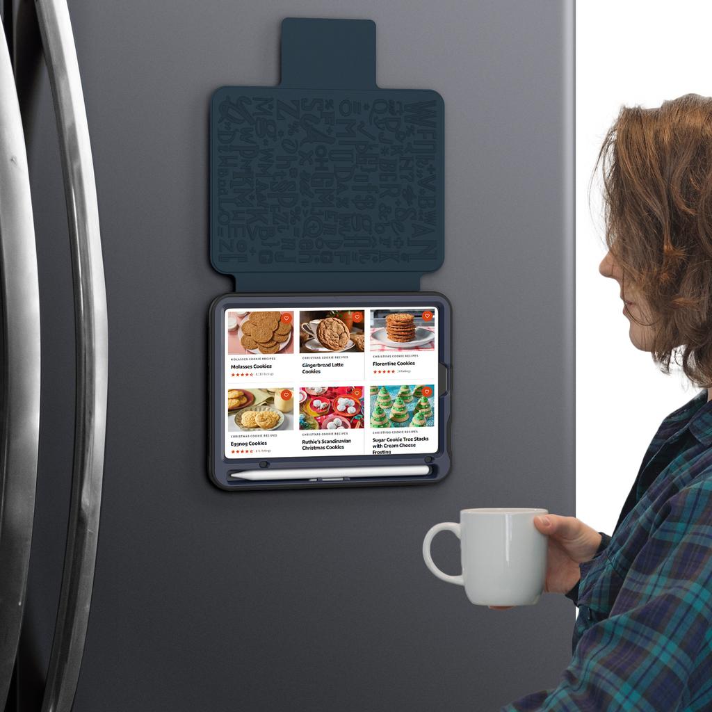 For iPad mini (2024)/(2021) Case with Card Slots PC + TPU + PU U-Shape Stand Tablet Cover