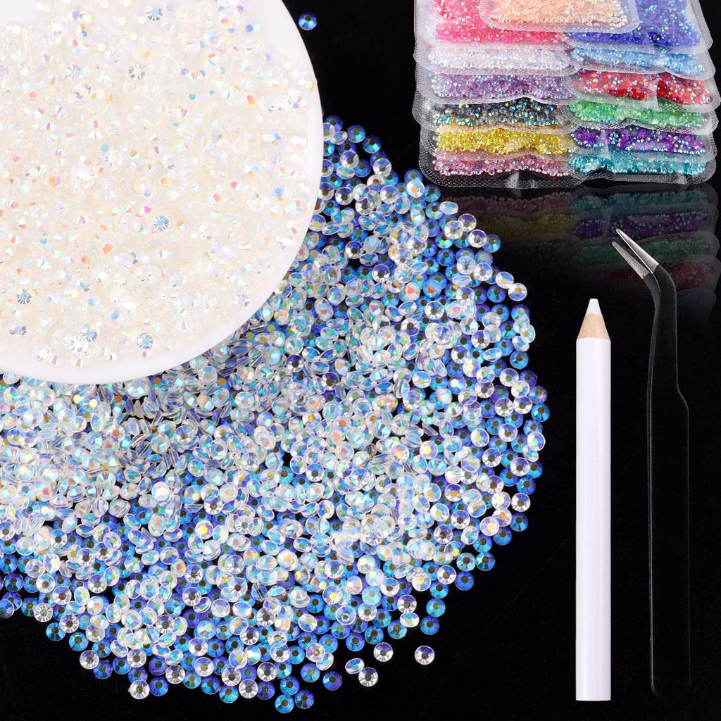 2Mm3Mm4Mm Flat Bottom Resin Drill Diy Handmade Mobile Phone Case Beauty Sticker Drill