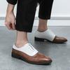 Spring New Leather Men Shoes British Style Oxford Casual Shoes Classic Comfortable Business Office Footwear Dress Shoes
