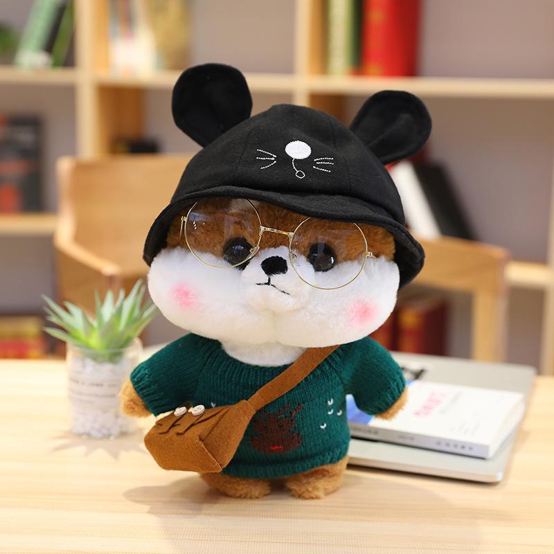 Kawaii Cartoon Lalafanfan 30Cm Shiba Inu Dog Cosplay Plush Toy Stuffed Soft Kawaiianimal Pillow Birthday Gift For Kids Children