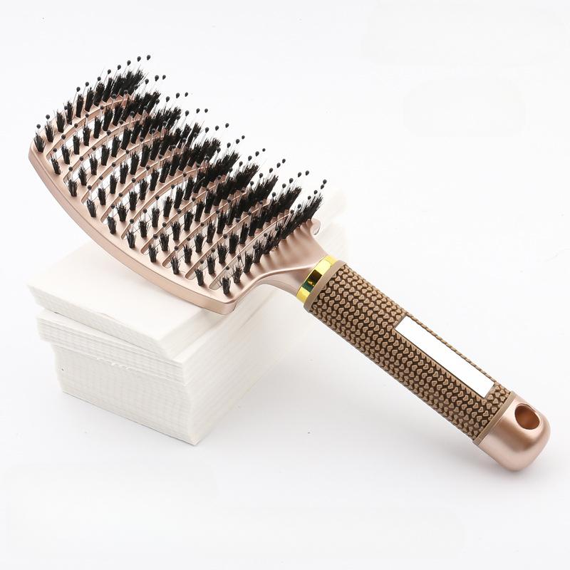 Wet Curly Hair Comb Detangling Hair Brush Women Scalp Massage Comb Bristle Fluffy Salon Hairdressing Combs Barber Styling Tools