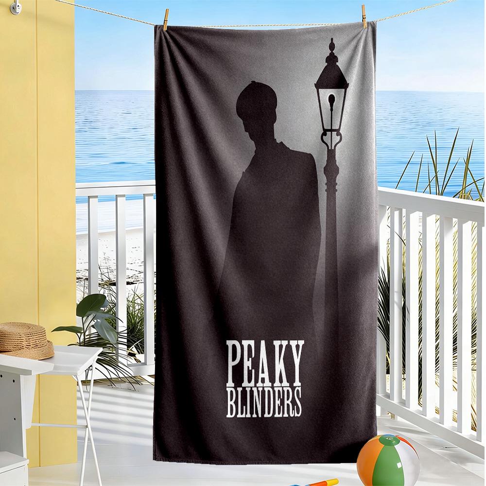 Peaky Blinders Soft Beach Towel Portable Changing Privacy Cover Vibrant Pattern Perfect Gift for Women/Men