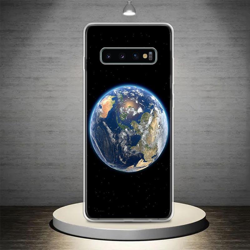 

Earth Stars Space Phone Case Cover for Samsung Galaxy S22 S23 S24 S25 Ultra S21 FE S20 Plus S10 + S25Edge Soft Pattern Coque Sam Samsung S25 Ultra