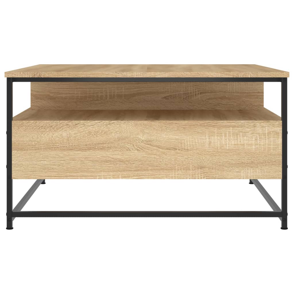 Coffee Table, Sonoma Oak, 80x80x45 Cm, Wood-based Material