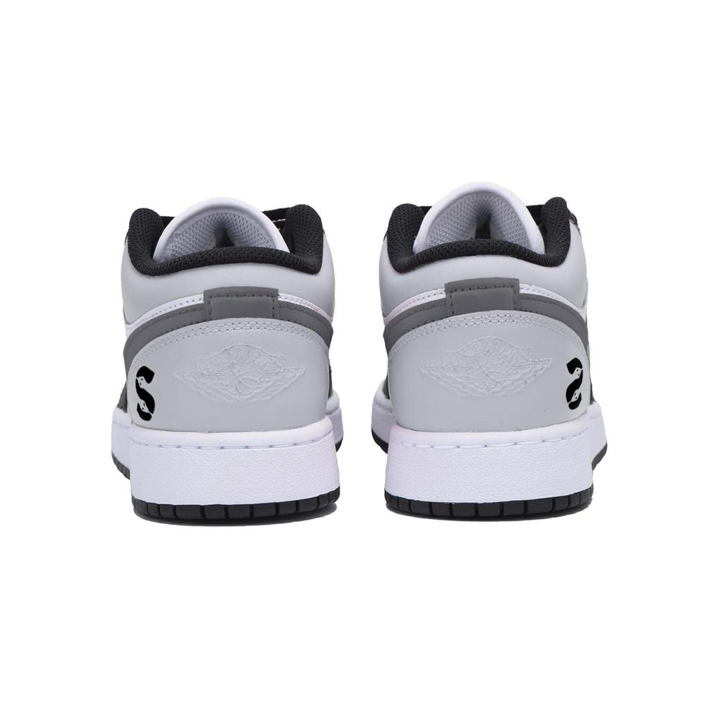 Jordan Air Jordan 1 Vintage Basketball Shoes Men's Low top Dark Gray 553558-131(Team85-S-BOXA)