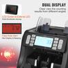 Money Counter Machine Bill Counter with UV MG IR DD Counterfeit Detection