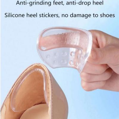 1Pair Invisible Non Adhesive Heel Patch, Half Size Pad For Anti-Wear And Anti Drop Feet, Comfortable And Non Damaging Shoes For Both Men And Women