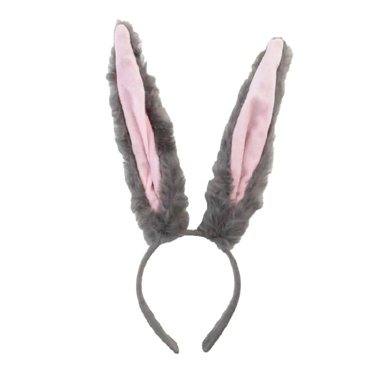 Adorkable Headband Cartoon Rabbit Hair Hoop Eye-catching Headpiece Headwear for Halloween Cosplay Role Play