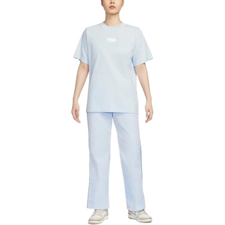 New Nike Sportswear T Shirt Women's Light Blue HQ1699-423