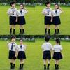 Soft Cotton Kindergarten Graduation Outfit For Boys And Girls Stylish Two-piece Set