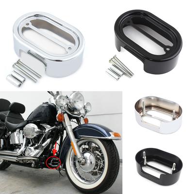 Chrome/Black Voltage Regulator Cover For Harley Softail Breakout Fat Boy Heritage Rocker CVO 2001-2017 Motorcycle Accessories