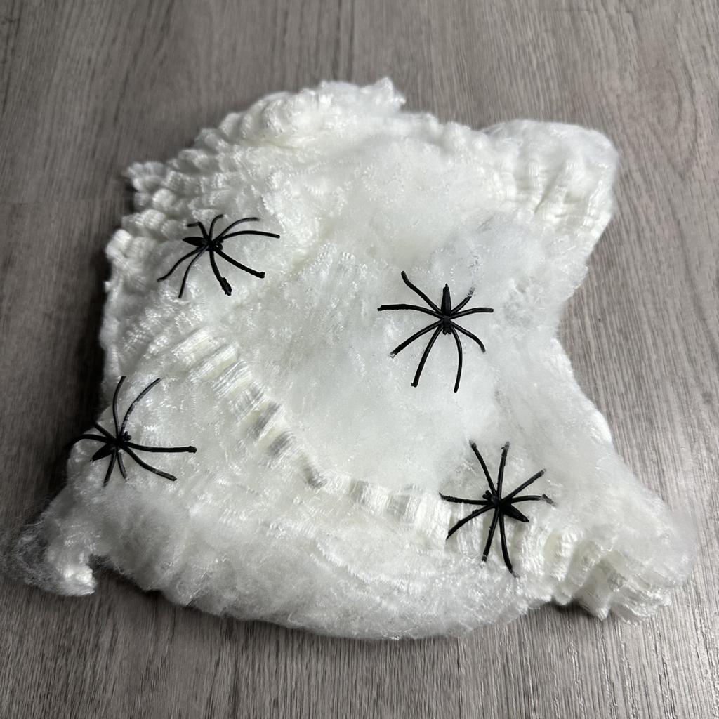 Halloween Decoration: Luminous SpideWeb, Silk, Luminous Spider Cotton, Haunted House, SecretRoom, Tomb Scene Arrangement And Decoration Props