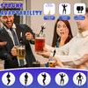 108 Pcs Paper Straws Funny Male Dancer Drinking Straw Bachelorette Disposable Straws for Birthday Reunion Bachelor Party and Bar