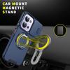 KEYSION 360° Ring Stand Phone Case for Redmi 15C 171 173mm Slide Camera Protection Magnetic Shockproof Cover for Xiaomi POCO C85