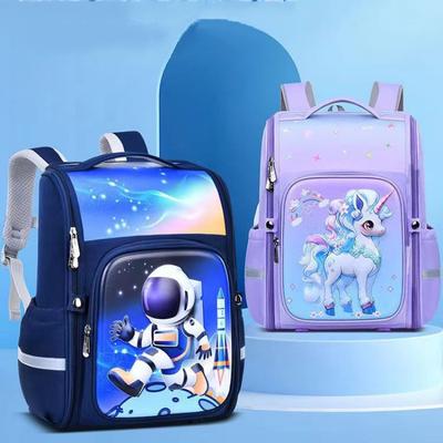 2024 Neue Grundschüler Anime Cartoon Niedliche Cartoon Schultasche Kinder Männer und Frauen Leichter Rucksack mit großer Kapazität