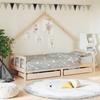 VidaXL Bed Frames for Children with Drawers, Single Bed with Slatted Base, Bedroom Furniture, Scandinavian, 834552