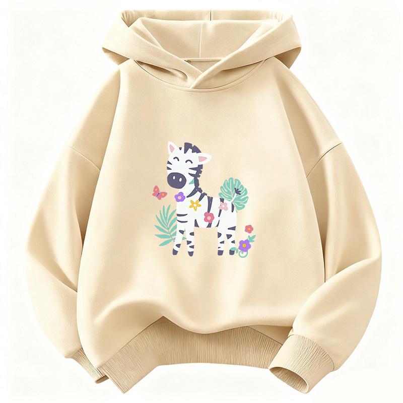 Colorful Cartoon Horse Cute Hoodie Kids Children's Sweatshirt Cute Graphic Hoody for Boys Girls Autumn Winter Casual Hoodies