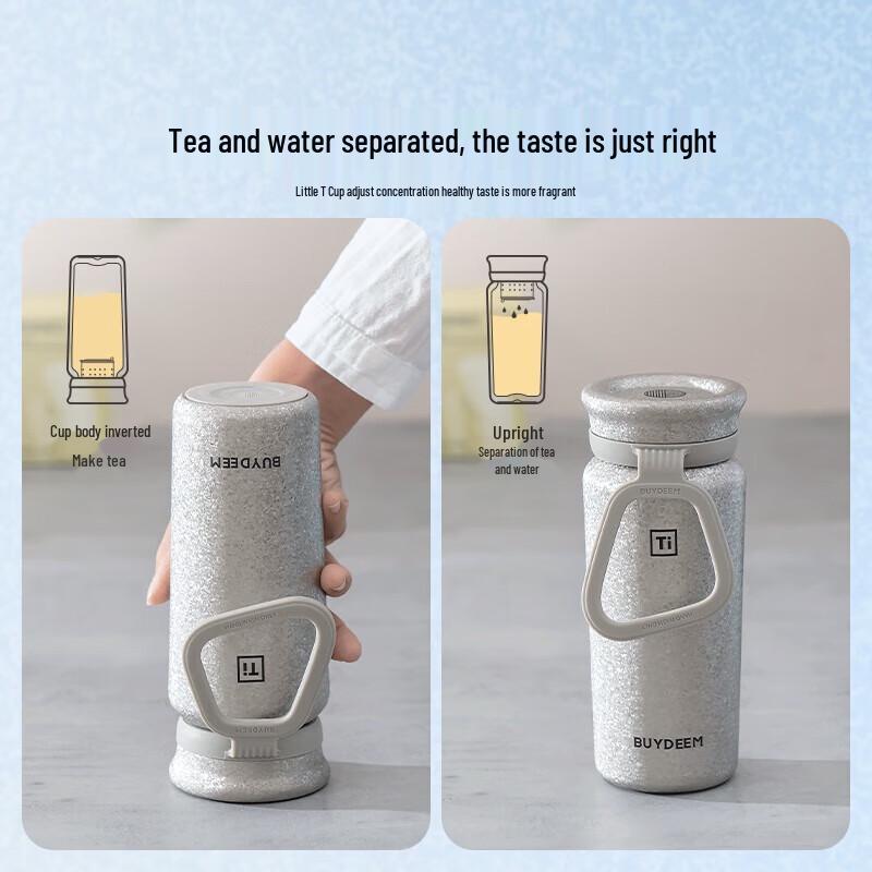 Buydeem 450ml Titanium Tea Infuser Thermos