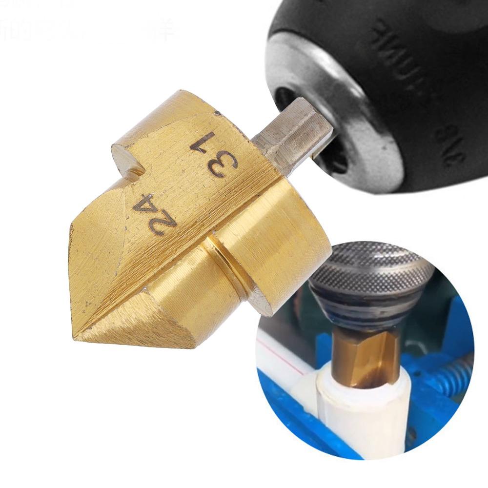 24-31mm Blade Diameter Stepped Drill Bit 1/4 Inch Shank Hole Opening Drill  Water Pipe Drilling
