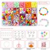 Children's Handmade Beaded Girls Wear Beads Educational Toys Diy Jewelry Bracelet Necklace Jewelry Around Beads Beads Set