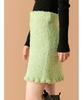 Lame Knit Mini Skirt LWNS255067GRNF