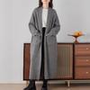 Korean Version Over the Knee Long Sweater Women's Autumn and Winter New Temperament Lazy Wind Loose Thickened Knitted Cardigan Jacket