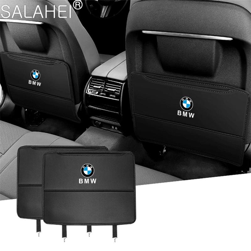 Car Seat Back Anti Kick Pad Prevent Dirt Protect Leather Cover For BMW X1 X2 X3 X4 X5 F30 F34 F10 F07 F20 G30 F15 F16 M1 M2 M3 nlxk36
