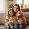 Apen Knuffel Zacht Knuffeldier Kussen Emotionele Steun Apen Knuffel voor Stressverlichting En Comfort Wasbaar in de Machine Woondecoratie Cadeau voor Kinderen