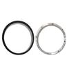 2pcs Aluminum Alloy 6.5inch Speaker Mount Speakers Pad Adapter Plates Bracket Ring Mat Car Refit 6.5''