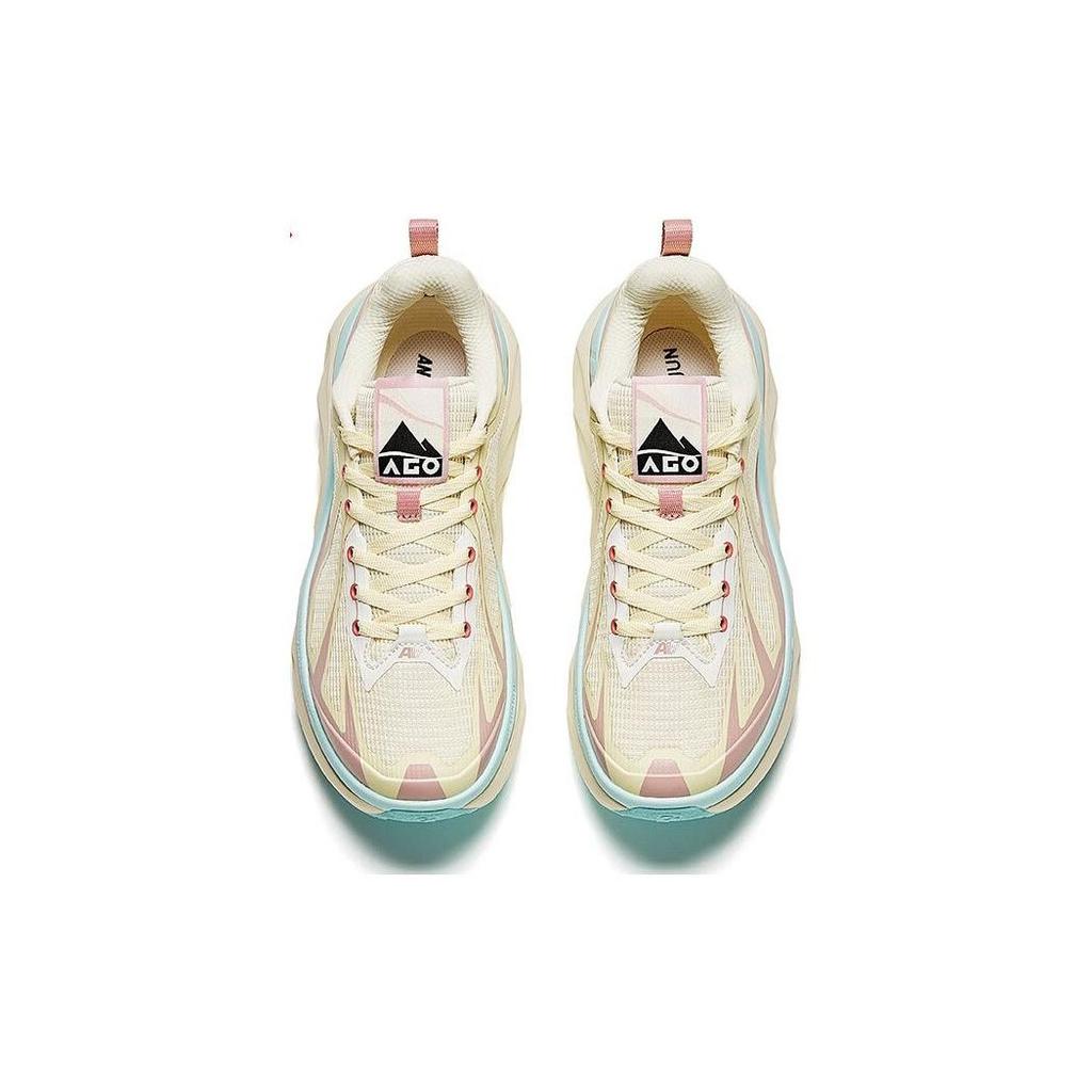 Anta Fashion Lightweight Daily Casual Sneakers Women Pink White 922416606A-3