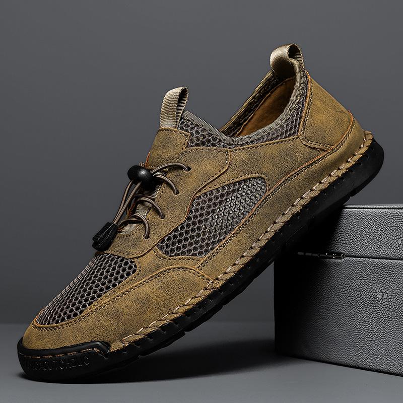 

Fashion Fashionable Man Sneakers Anti-slip Walking Shoes New Outdoor Skateboard Footwear Breathable Men s Casual Shoes All-match Flats 38 хаки