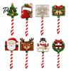 Christmas Card Reader Accessory Payment Wand, Festive Credit Holder for Readers, Reindeer Holiday Retail Display Prop Snowman Snowflake Accessory, Fun