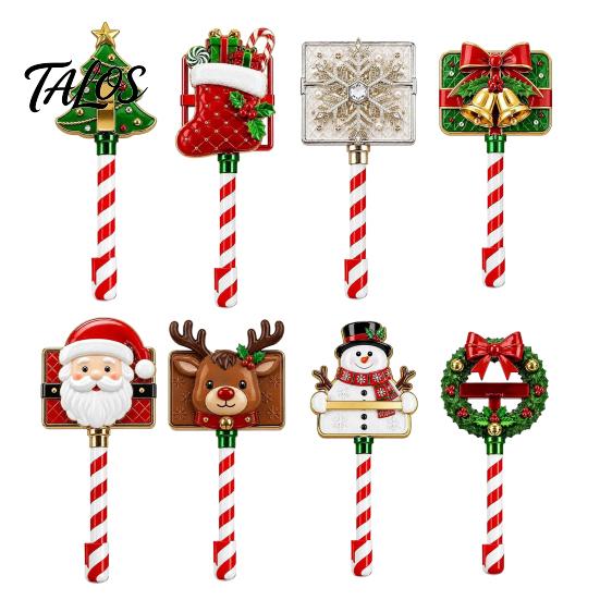 Christmas Card Reader Accessory Payment Wand, Festive Credit Holder for Readers, Reindeer Holiday Retail Display Prop Snowman Snowflake Accessory, Fun