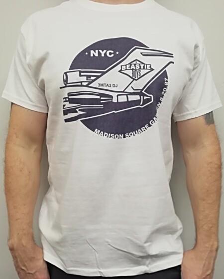 Beastie Boys Madison Square Garden Poster T-shirt Retro Rap Hip Hop Music T084 S
