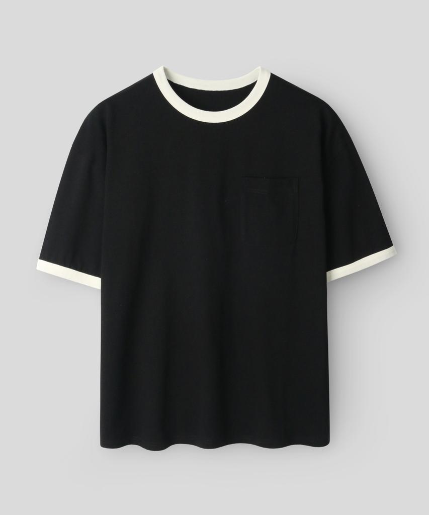 INDUST High-Density Pocket Ringer Short Sleeve T-Shirt_7 Colors