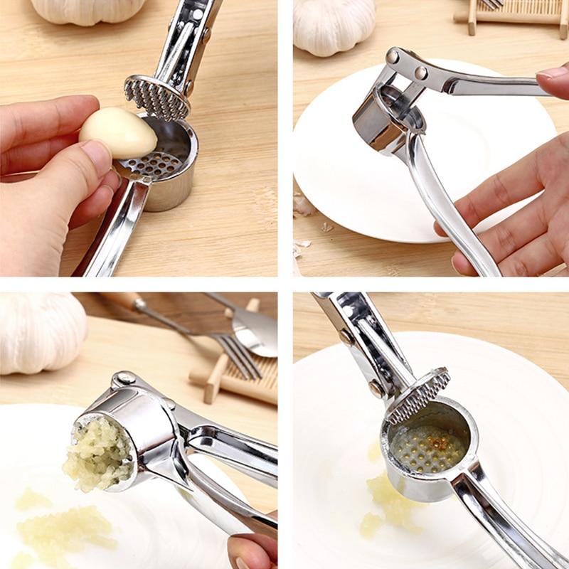 Kitchen Cooking Vegetables Ginger Squeezer Masher Garlic Press Crusher  Handheld Ginger Mincer Tools Kitchen Accessories