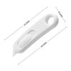 Portable Mini Ceramic Utility Knife Safe Blades Box Packaging Opener Cutting Tools With Keychain Hang Hole With Magnetic Suction